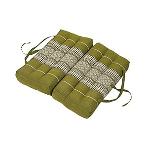 Handelsturm Foldable Meditation Cushion filling 100% Kapok (Bamboogreen)