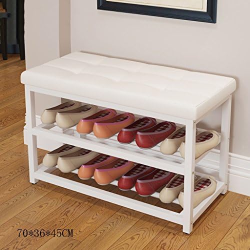 LWJJXJ Shoe Rack Zapatero Arte de hierro Multicapa Hogar Simple Almacenamiento de calzado a prueba de polvo Tipo económico Moderno Banco de zapatos de montaje (Color : B)