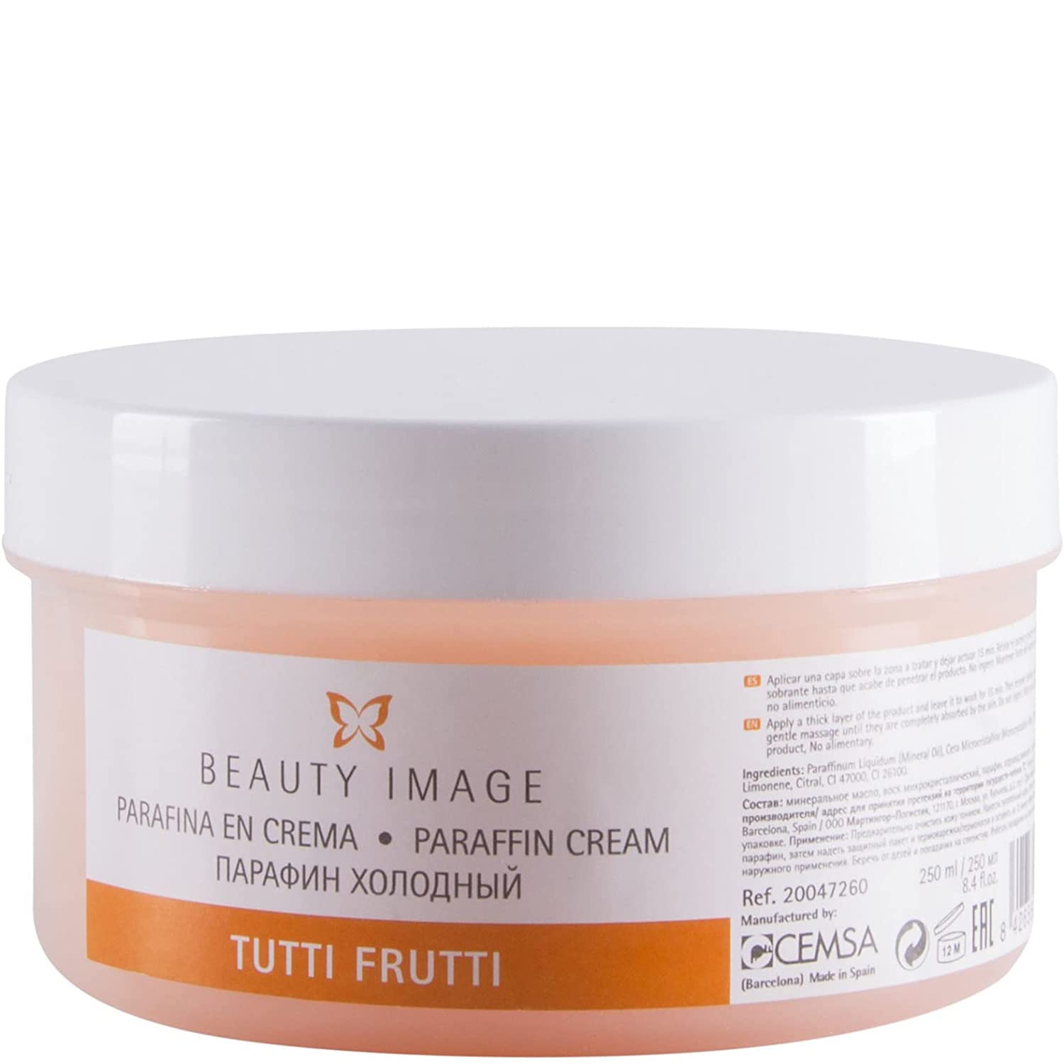 Beauty Image Tutti Frutti Paraffin Cream, 250 ml