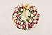 LOUHO Flower Wreath for Wall and Front Door Rose Wreath Silk Floral Home Wall Decor Artificial Garland (Flower-6)