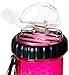 Dexas Popware for Pets Snack Duo Dual Chambered Hydration Bottle and Snack Container with Collapsible Pet Cup, Pink