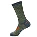 Enerwear 6P Pack Men's Merino Wool Blended Blister Free Trail Socks