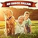 LOVATIC Dog Bark Collar - No Shock Vibration and Sound Humane Training Device for Small Medium Large Dogs - 7 Levels Sensitivity Adjustment - Best No Bark Control Collar