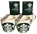 Starbucks Share the Cheer 4 14 Ounce Porcelain, Mugs Holiday Cheer Set with Biscotti K-Cups and Swiss Miss Hot Cocoa