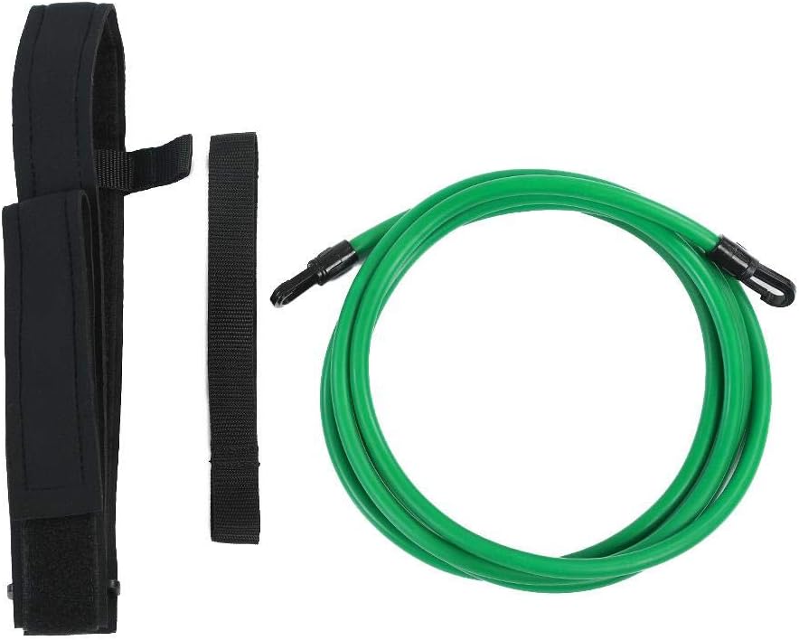 OKBY Swimming Belt - Swim Sports Training Set Swimming Pool Resistance Belt Training Strap Band for Swim Learners(6mm*10mm*3m-Green)
