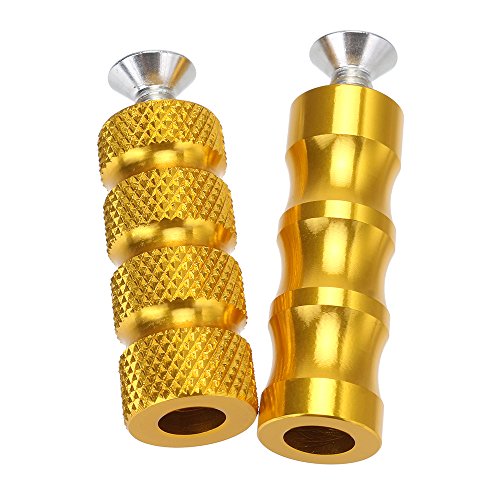 6mm CNC Gear Shift Brake Lever Footpegs Foot Peg Footrest Rearset Motorcycle - Foto 9