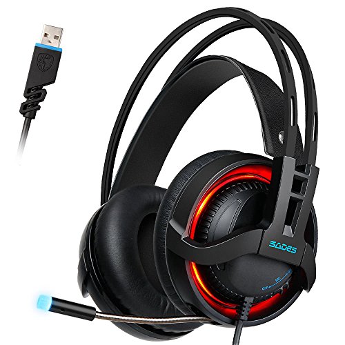 SADES R2 USB Gaming Headset Over-ear Headphone Kuwait