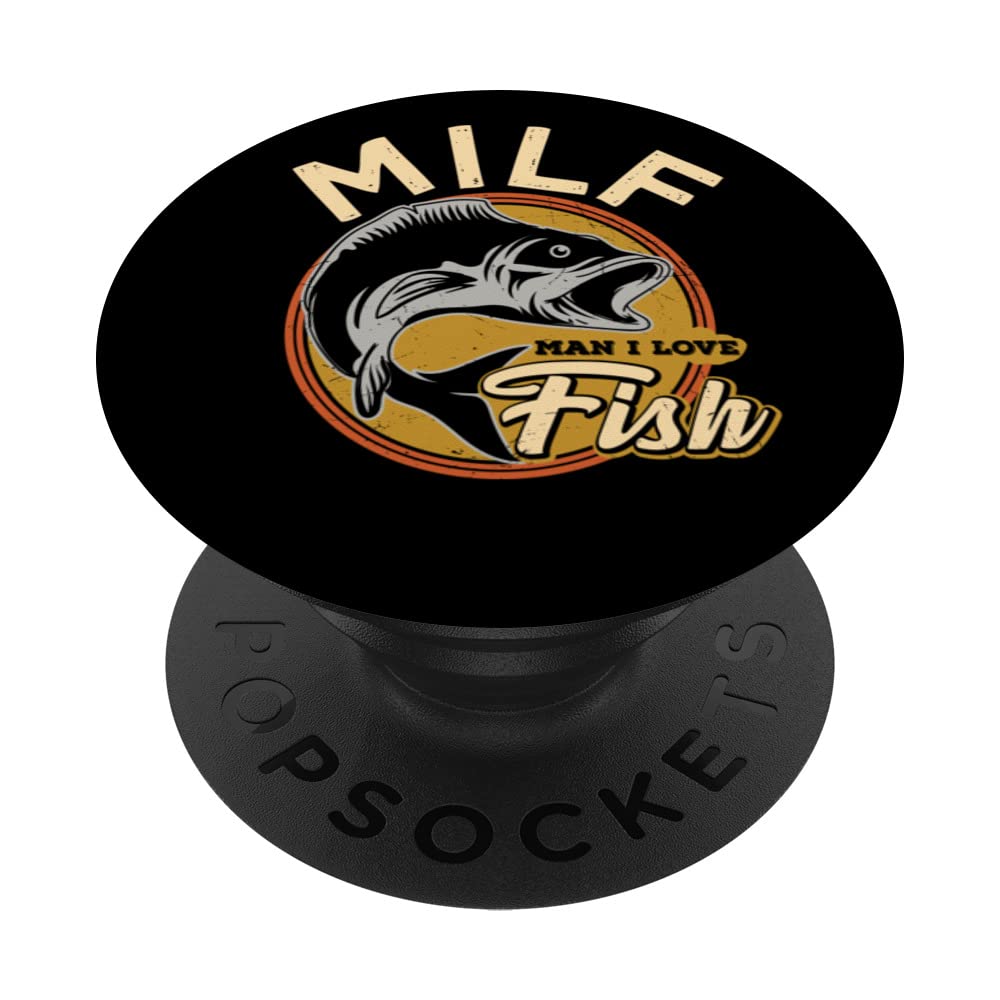 MILF Man I Love To Fish PopSockets Swappable PopGrip