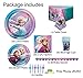 Frozen 2 Inspired Birthday Party Supplies Pack: Big/Small Plates, Cups, Napkins, Table Cover, Banner, Candles - 16 Guests