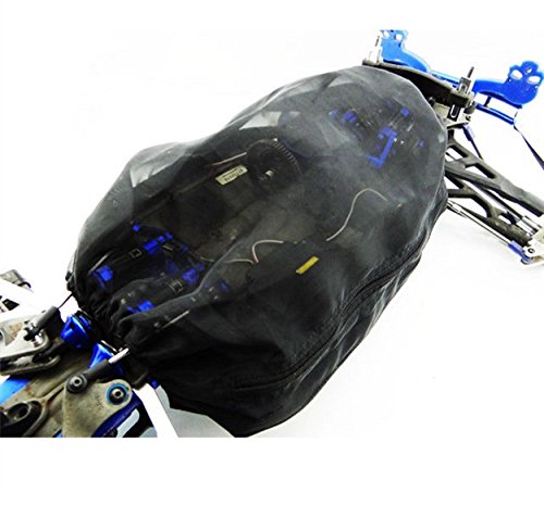 For 1/10 RC Car REVO E-REVO SUMMIT & 1/8 Scale AMMA-Nero Dirt Guard Chassis Cover (Lcg)-1SET Black