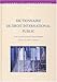 Dictionnaire de droit international public (LSB. UNIV.FRANC) (French Edition) by 