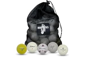 Muddy Toes Golf Balls - 48 Fair Condition Mix Used Golf Balls - Playable or Practice - Recycled for Men or Women