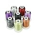 Sinbel Metallic Embroidery Thread 8 Spools Halloween Colors 500 Meters Per Spool for Brother Babylock Janome Singer Pfaff Husqvaran Bernina Machines (Halloween)