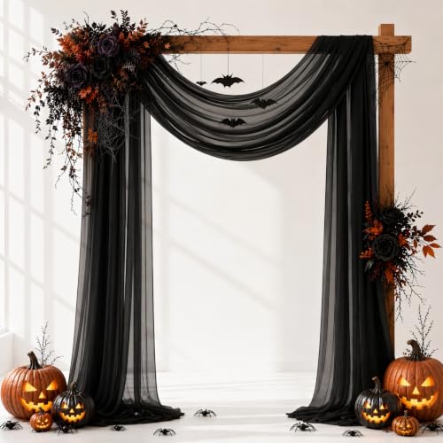 Aeviusmo Wedding Arch Draping Fabric Curtain