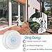 Dog Door Bell, Dog Potty Training Doorbells with Wireless Touch Communication Bells Smart Door-Bell Train for Puppy Doggie