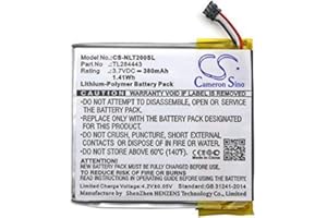 Cameron Sino Li-Polymer 3.70V 380mAh / 1.41Wh Battery Compatible with Nest TL284443, Fits Nest Learning Thermo2nd Generation,Learning Thermostat 3rd Generation,T3007ES,T3008USstat,A0013