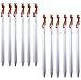 All one tech Pack of 12, 7075 Aluminum Outdoors Tent Stakes Pegs