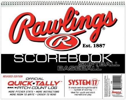24 Games Baseball/Softball Scorebooks. Scorebook for Youth Little League/ASA/Travel Ball & Adult Rec. Leagues