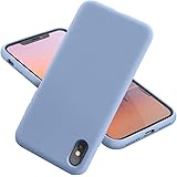 MCUCA iPhone X Case/iPhone Xs case Liquid Silicone Gel Rubber Bumper Case，Ultra-Thin Soft Microfiber Lined Full Body…
