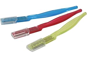 ACCUTEC Personna DISP Eyebrow Shaper - Silver Blade, Glooming Tool - 60-0252-NUPC