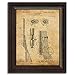 3 pc Framed Modern Gun Patent Set - 1911, M16, Bolt Gun