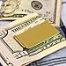 Y&G MC1046 Luxury Contemporary Gold Mirror Stainless Steel Double-Sided Money Clip Wallet Manufacturers Gift Idea