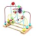 [US CPSC Certified] BATTOP Wooden Bead Roller Coaster First Bead Maze for Kids