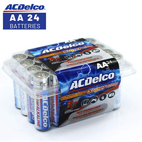 ACDelco AA Batteries, Alkaline Battery, 24 Count