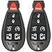 Keyless2Go Replacement Keyless Remote Fobik Key Fob for Vehicles That Use M3N5WY783X (2 Pack)