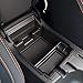 CupHolderHero Fits with Subaru Crosstrek 2018-2022 and Subaru Impreza 2017-2022 Premium Custom Interior Non-Slip Anti Dust Center Console Organizer Tray with Liner Mats, 3-pc Set (Solid Black)