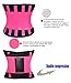 HURMES Waist Trainer Belt for Women - Waist Cincher Trimmer Slimmer Body Shaper Belt (Fluorescent Pink, M)