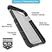 BodyGuardz - Ace Pro Case Compatible with Apple iPhone 7 Plus and iPhone 8 Plus, Featuring Unequal Technology, Extreme Impact and Scratch Protection for Apple iPhone 7 Plus / 8 Plus (Smoke/Black)