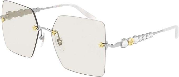 silver gucci glasses