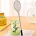 Iuhan 4PCS Cute Tennis Racket Pens Creative Office Stationery Student Gift Party Supplies Writing Pen (A, C)