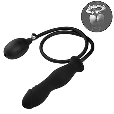 Leeko Anal Pump Plug Silikon Analstöpsel Aufpumpbarer Anal Expansion Stimulation Buttplug Aufblasbarer Analplug SM Fetisch An