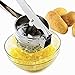 DenSan Potato Ricer Stainless Steel Potato Ricer/Fruit and Vegetables Masher Food Ricer Large Capacity 420ml-100% Stainless Steel(Silver)