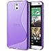 HTC Desire 610 Case, Cimo [Wave] Premium Slim TPU Flexible Soft Case for HTC Desire 610 (2014) - Purple