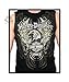 Harley-Davidson Mens Winged Aggression Eagle Allover Print Black Sleeveless Muscle T-Shirt (2X)