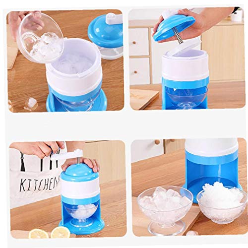 Nicetruc Ice Crusher, Home Mini-Handbuch rasierte Eismaschine Aufsatz- Smoothie-Hersteller Startseite Multi-Funktions… – Bild 3