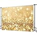 LYWYGG 7x5FT Vinyl Photography Backdrop Golden Grain Background for Paty Decoration Birthday Wedding Backdrops Studio Props CP-116