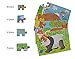 Vileafy Jungle Animal Series Jigsaw Puzzle Sets, 4-Pack 4 Complexities, Best for 3-5 Years Old Babies to Develop Dexterity and Problem Solving, Free Iron Box for Easy Storage, 6 1/2” X 4 1/2”.