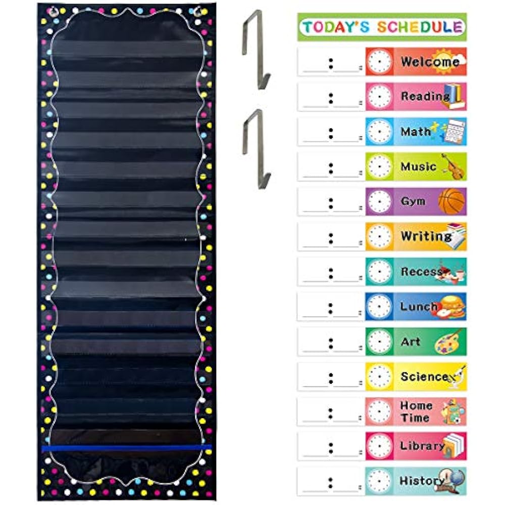 Daily Schedule Pocket Chart Cards Daily Schedule Pocket Chart Cards
