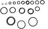 jn 50pc Black Rubber O-Ring Kit Assorted Sizes Plumbing Kitchen Sink Tap view 2
