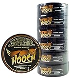 (6)Six Chattahoochee Hooch Herbal Snuff Cans 1.2oz/34g - WHISKEY - No Tobacco, No Nicotine