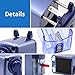 Manual Pencil Sharpeners, VOOPII 2 in 1 Hand Crank Pencil Sharpener Heavy Duty for School Classroom, Office, Home(Blue)
