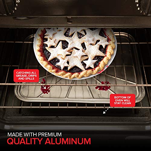 Disposable Foil Oven Liners (10 Pack) Aluminum Foil Oven Liners for