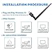 ANEWISH WiFi Adapter ac600Mbps Wireless USB Adapter 5GHz/2.4GHz Dual Band Network WLAN Card with 5dBi External Antenna Compatible PC/Laptop/Tablet (WIFI-600M)