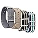 STYLELOVER 4 Pack Nato Watch Bands, Ballistic Nylon Watch Straps - Choices of Colors & Widths 16mm 18mm 20mm 22mm or 24mm