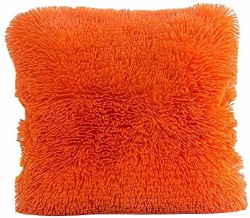 Gaobei Faux Fur Pillow Cover, Decorative Super Soft Plush, Faux Fur Throw Pillow Cover Cushion Case, Perfect Pillow for Sofa, Car, Bed, Living room