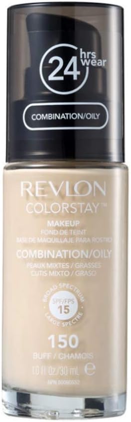 Revlon Colorstay Foundation Buff Chamois Comb/Oily Skin Longwear Makeup